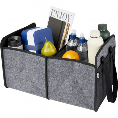 Logo trade corporate gift photo of: Felta GRS recycled felt foldable car organiser